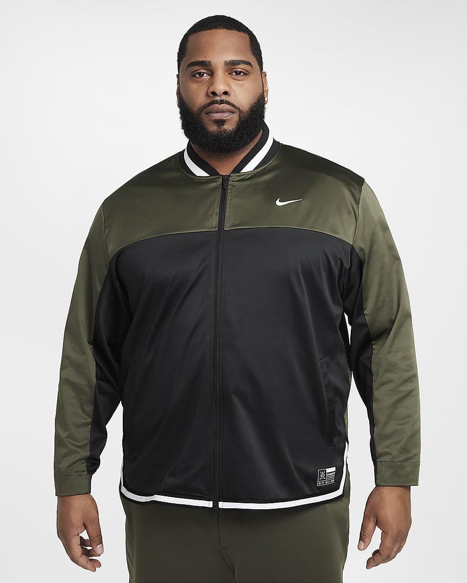 Black nike golf jacket best sale